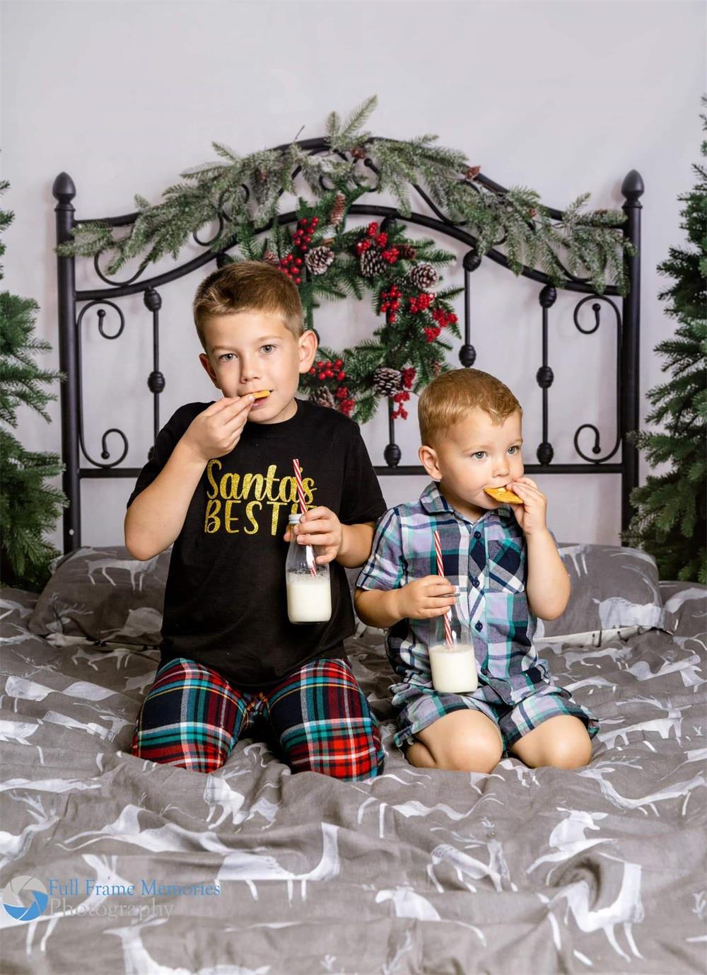 Kate Weihnachten Weihnachtsbett Hintergrund Kopfteil von Emetselch