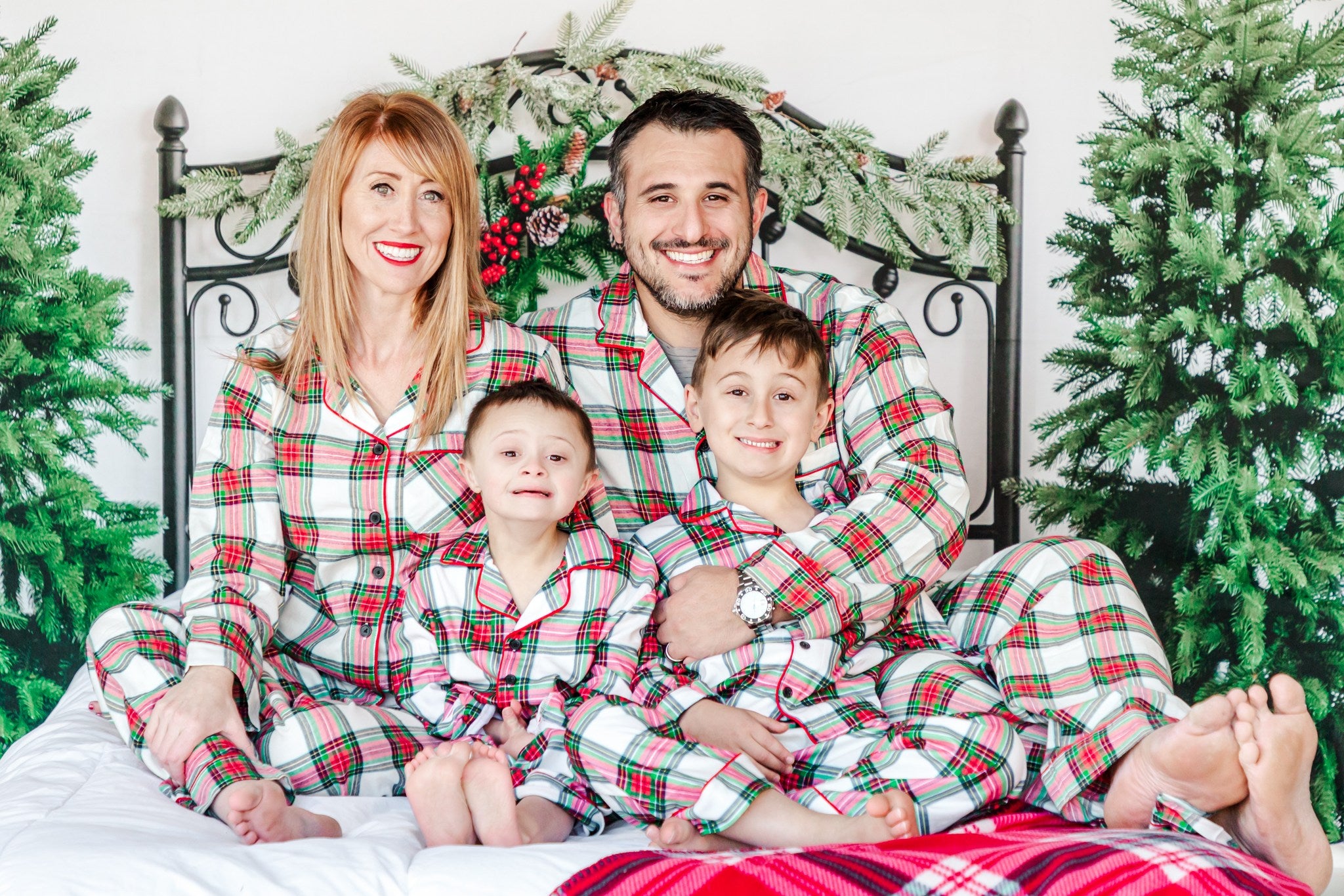 Kate Weihnachten Weihnachtsbett Hintergrund Kopfteil von Emetselch