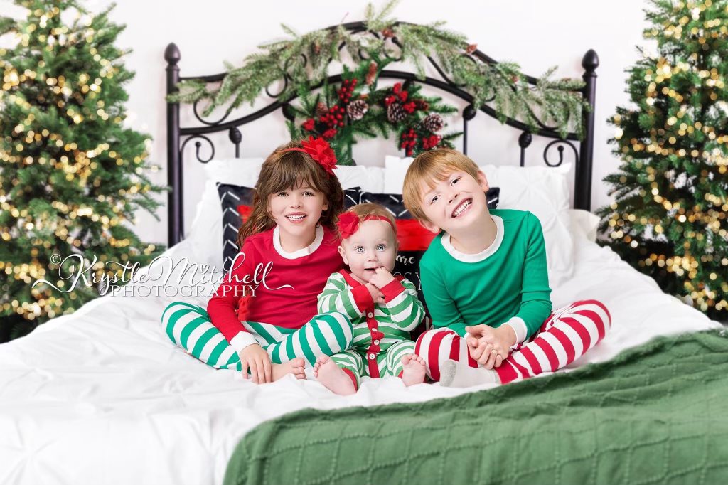 Kate Weihnachten Weihnachtsbett Hintergrund Kopfteil von Emetselch