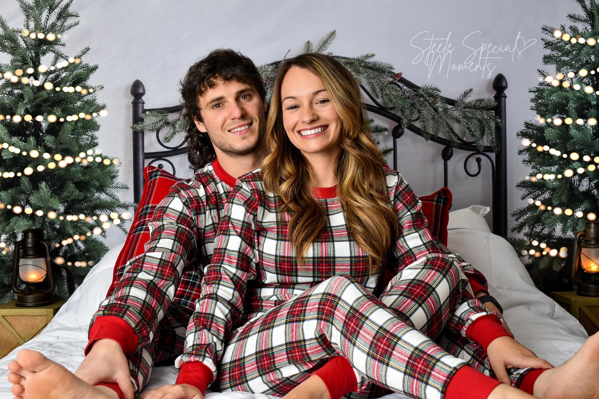 Kate Weihnachten Weihnachtsbett Hintergrund Kopfteil von Emetselch