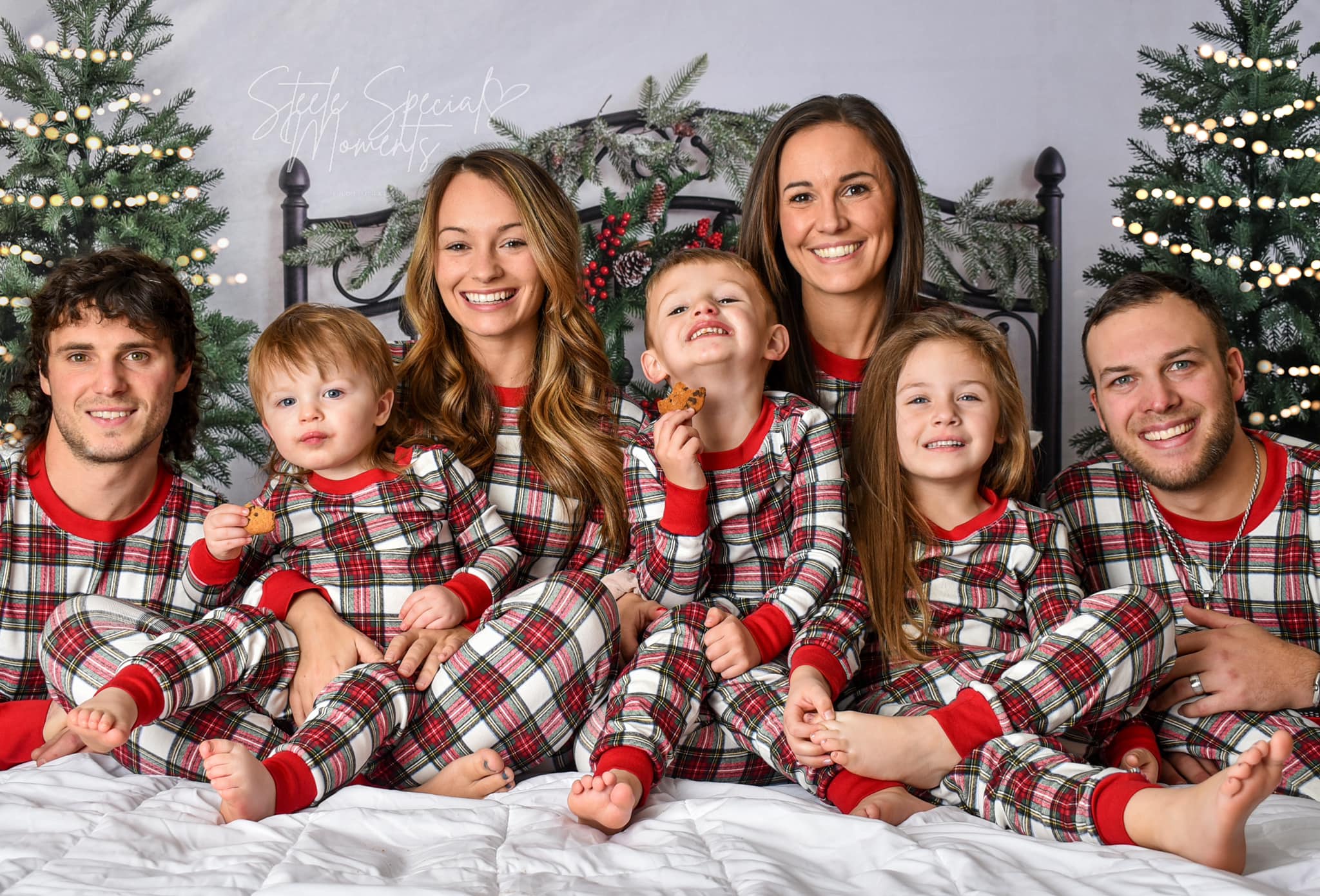 Kate Weihnachten Weihnachtsbett Hintergrund Kopfteil von Emetselch