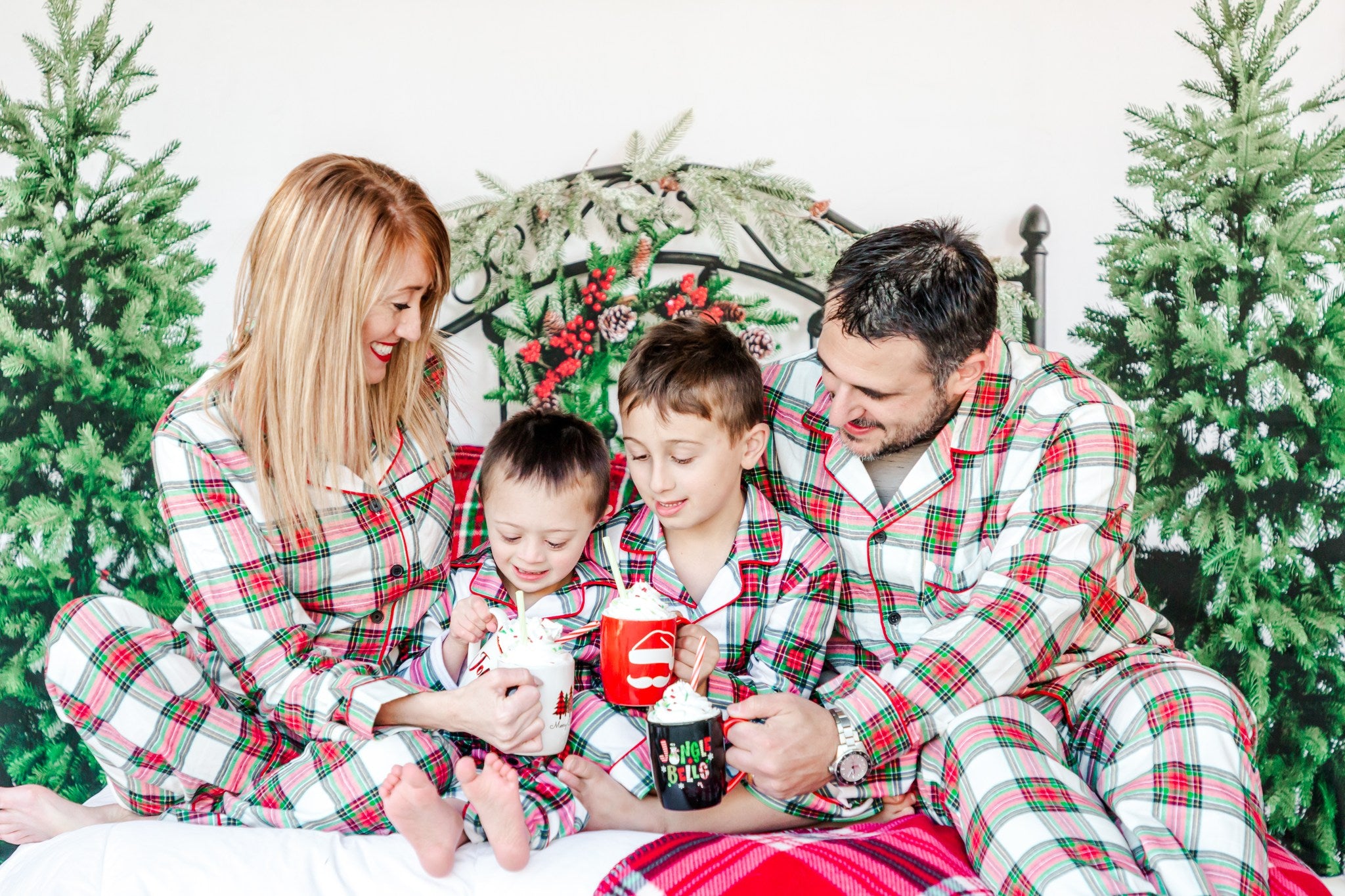 Kate Weihnachten Weihnachtsbett Hintergrund Kopfteil von Emetselch