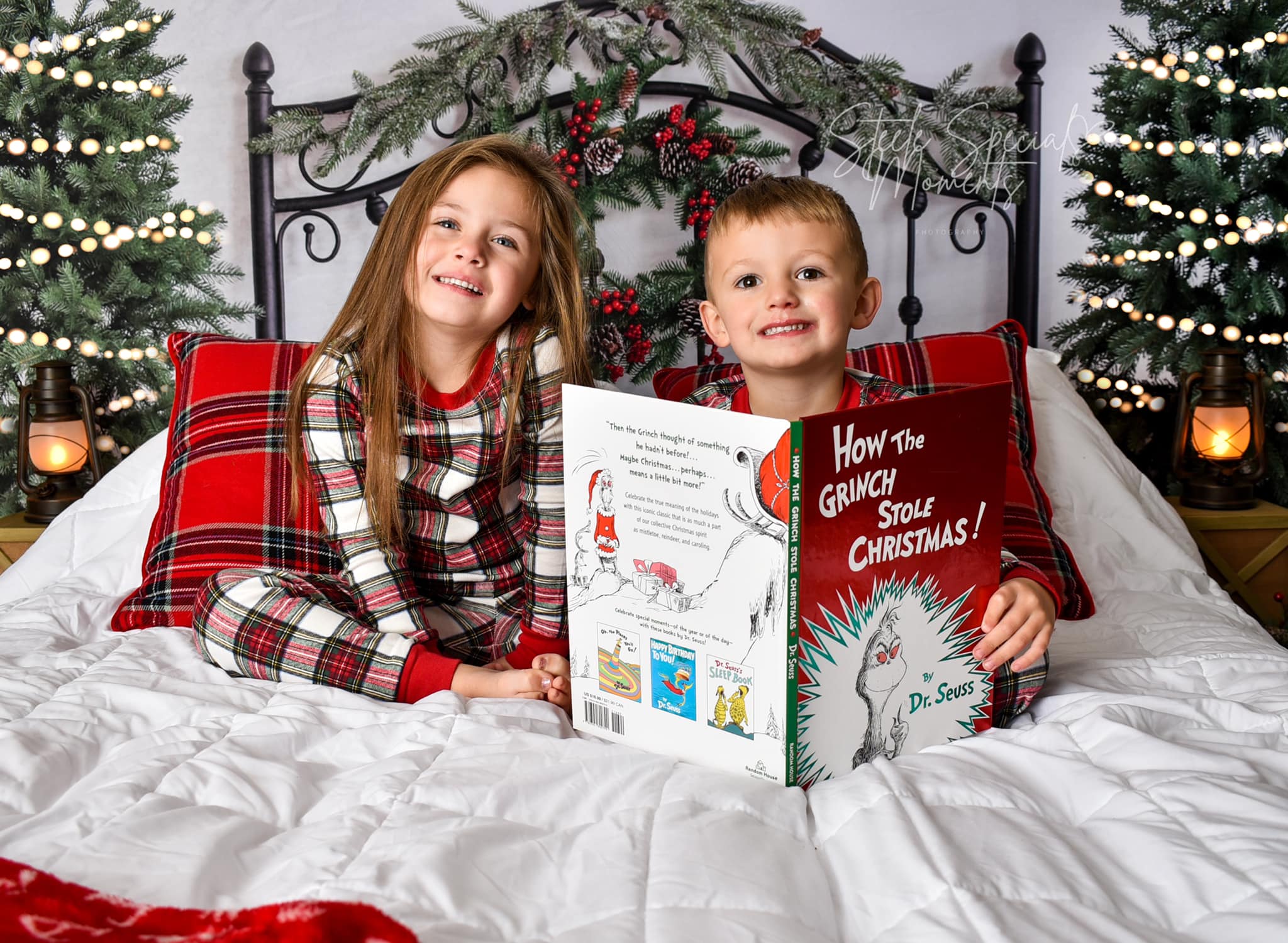Kate Weihnachten Weihnachtsbett Hintergrund Kopfteil von Emetselch
