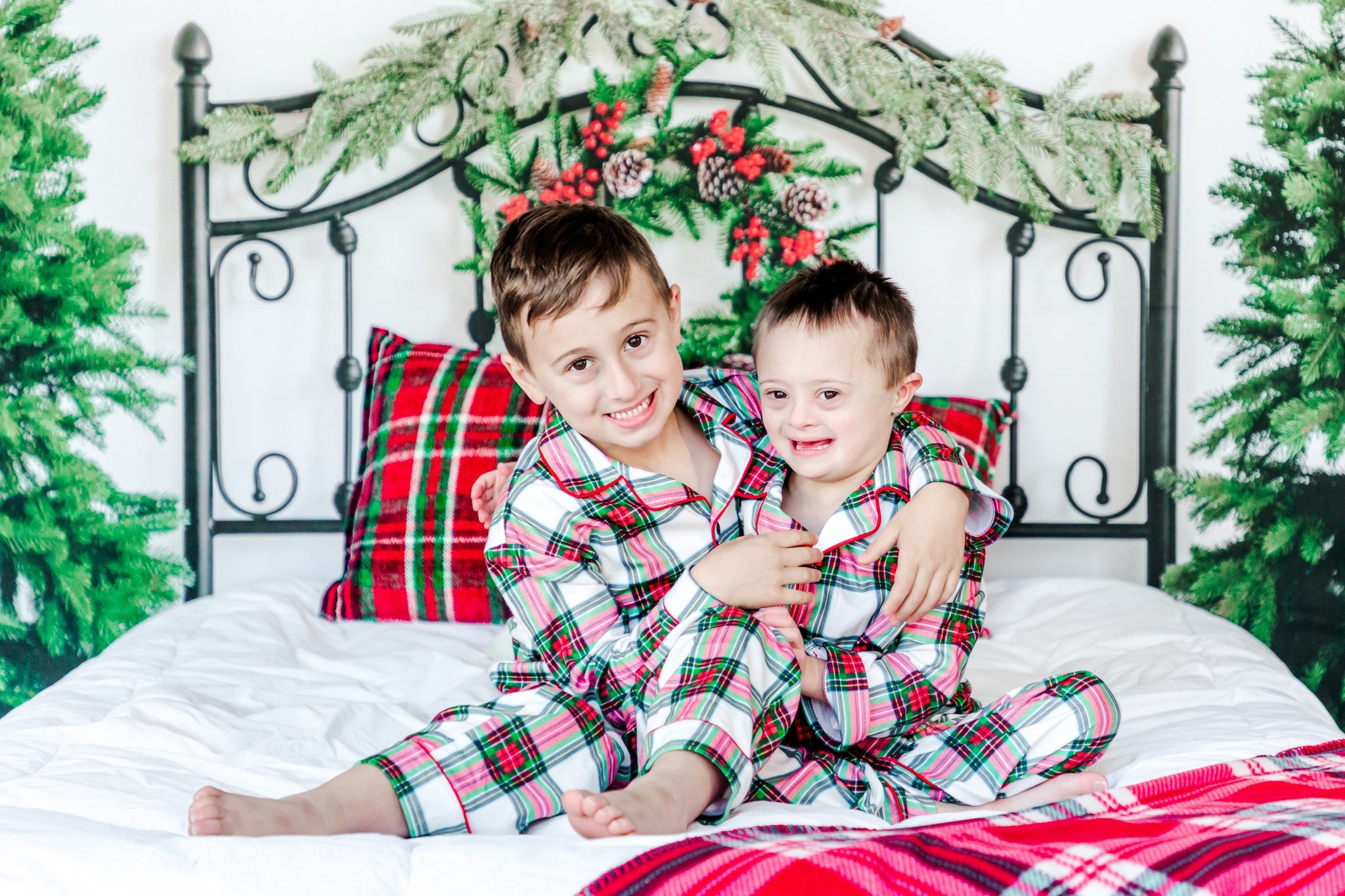 Kate Weihnachten Weihnachtsbett Hintergrund Kopfteil von Emetselch