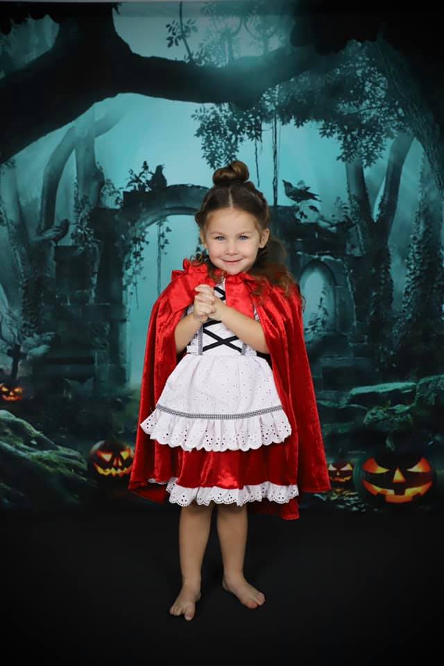 Kate Herbst Kürbis Hintergrund Wald für Fotografie Halloween - Kate Backdrop.de
