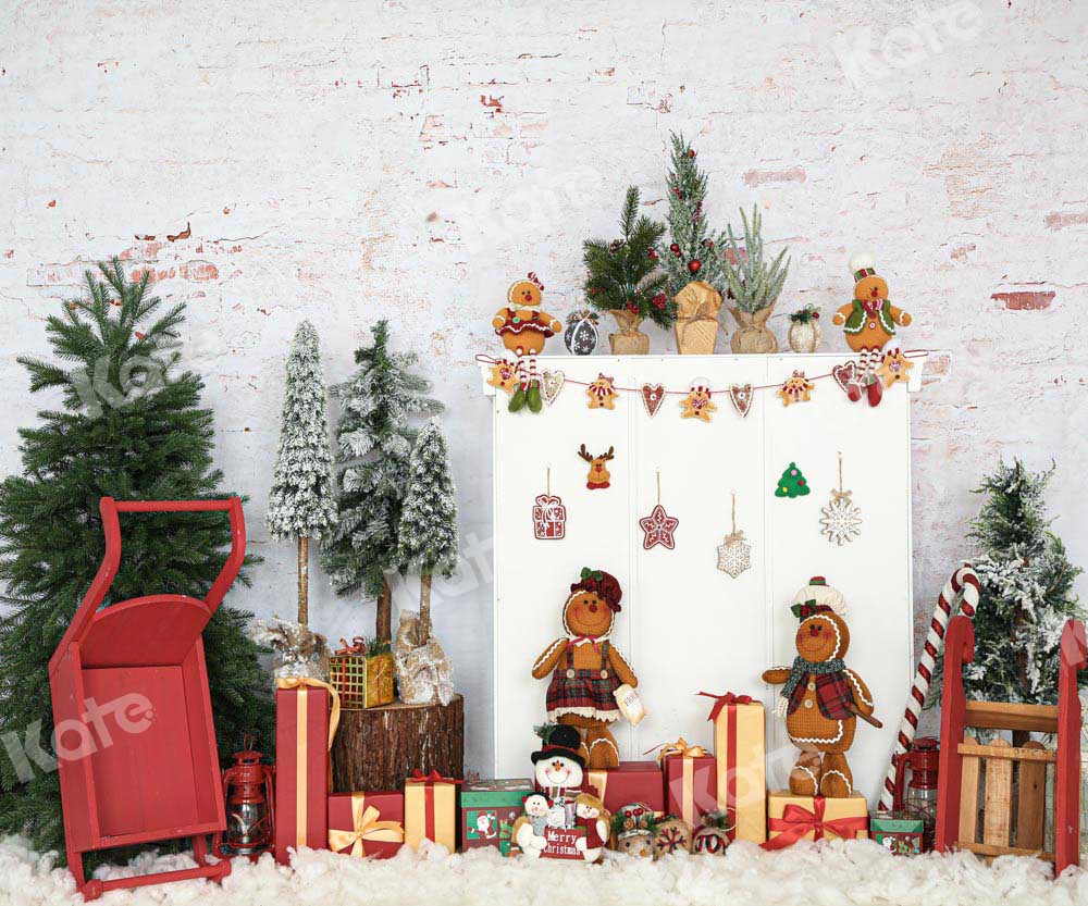 Kate Weihnachten Weihnachtsgeschenke Mauer Hintergrund von Emetselch - Kate Backdrop.de