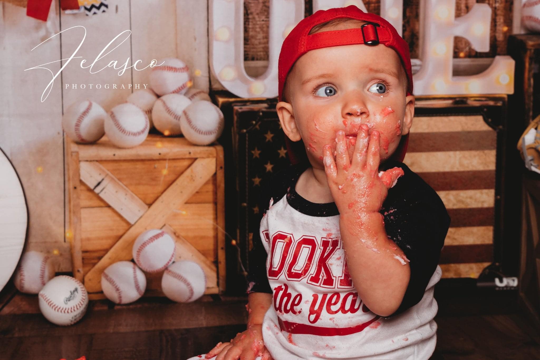 Kate Sport Baseball Hintergrund Junge Geburtstag Cake Smash von Emetselch - Kate Backdrop.de