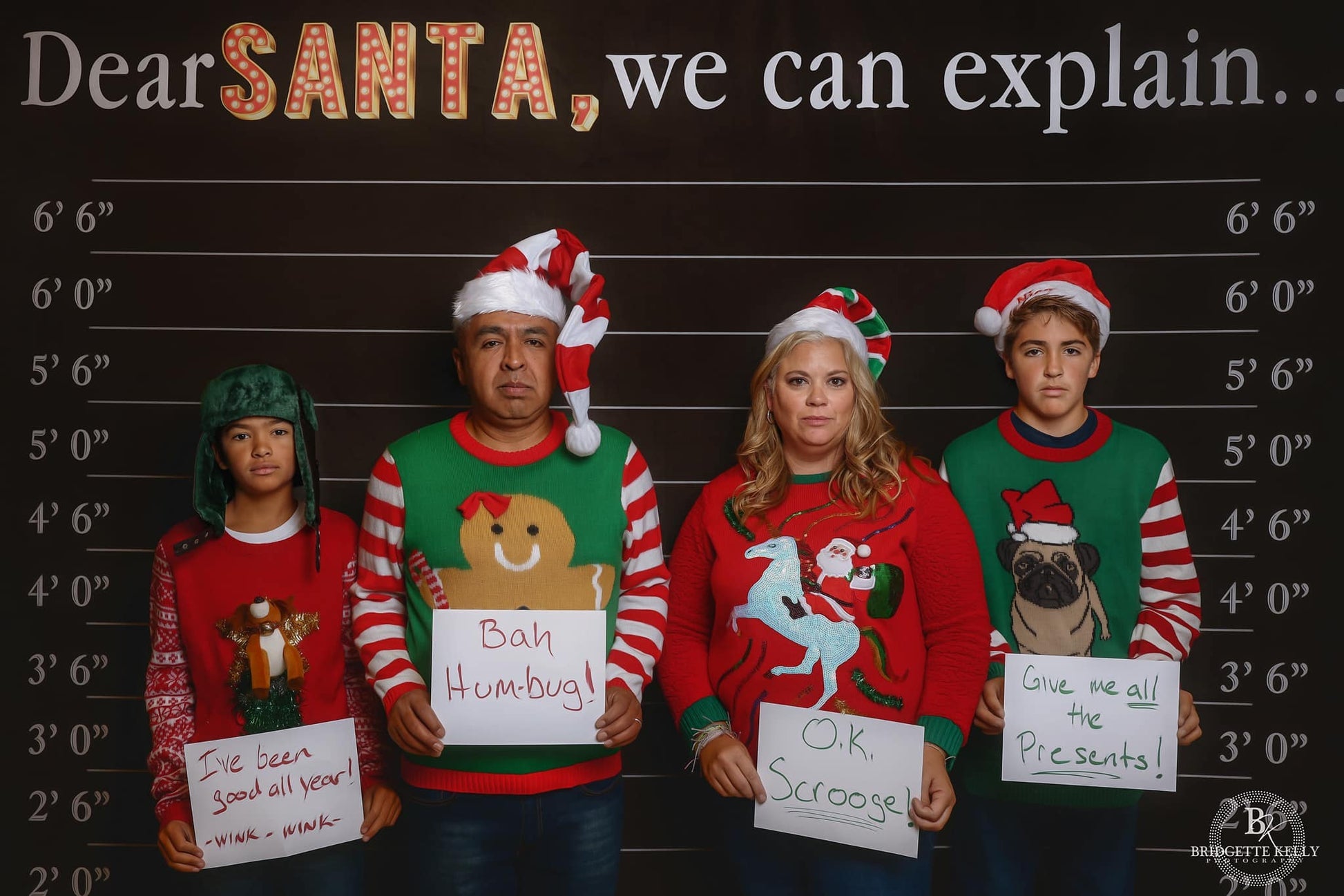 Kate Lieber Weihnachtsmann Wort Kulisse Schwarz Abstrakt für Fotografie