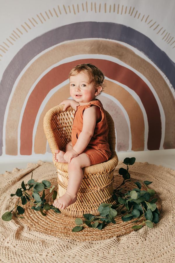 Kate Junge Boho Regenbogen Kulisse von Mandy Ringe Photography - Kate Backdrop.de
