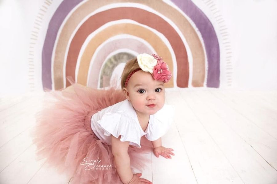 Kate Junge Boho Regenbogen Kulisse von Mandy Ringe Photography - Kate Backdrop.de