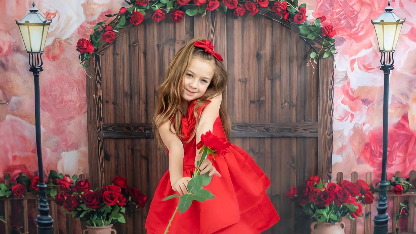 Kate Valentinstag Hintergrund Rose Garten Blumen von Emetselch - Kate Backdrop.de
