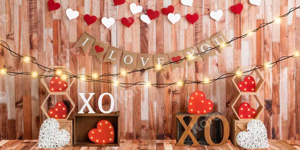 Kate Valentinstag Hintergrund Licht Liebe Herz von Emetselch - Kate Backdrop.de