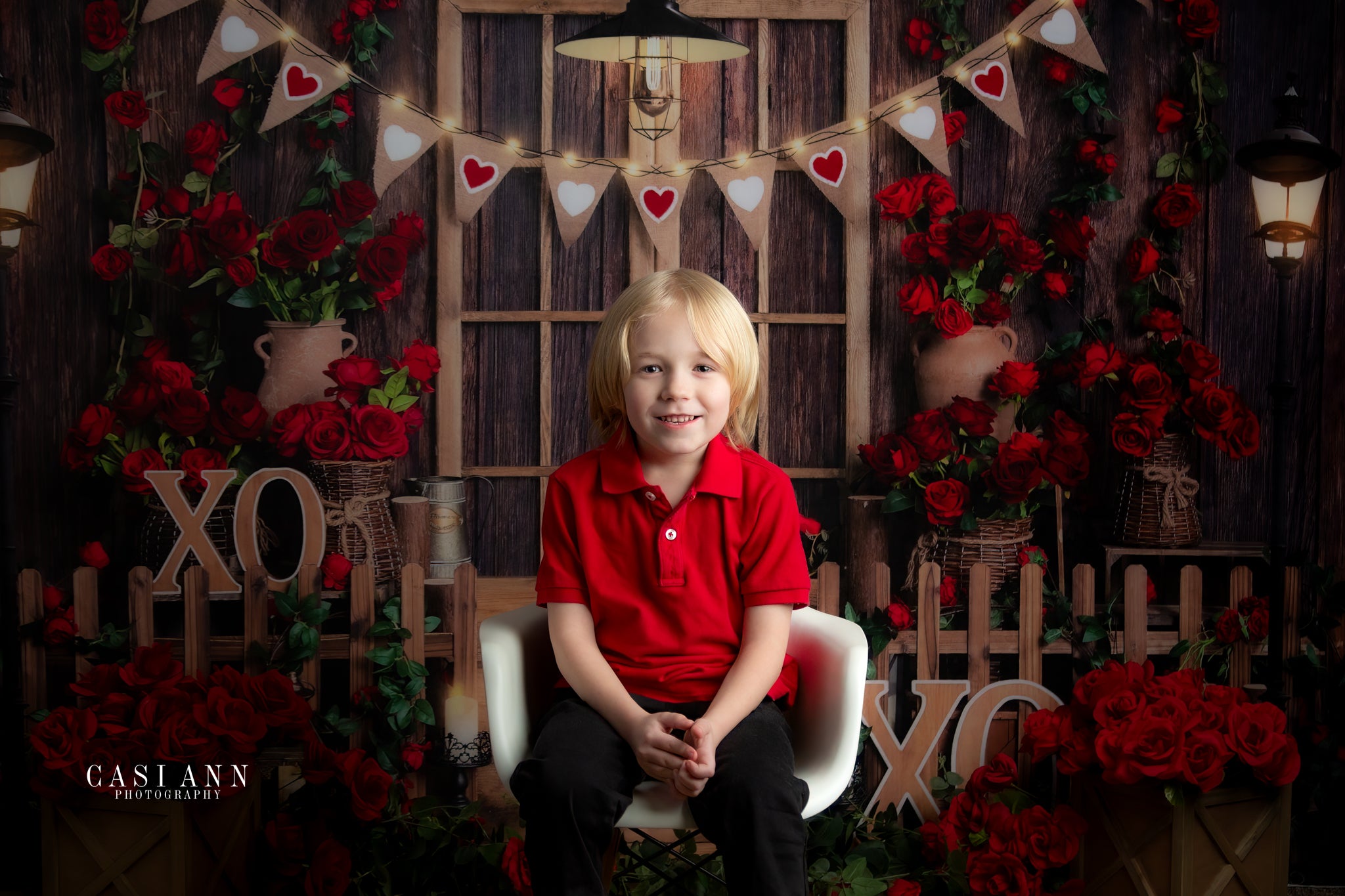 Kate Valentinstag Hintergrund Rose Holz Braun von Emetselch - Kate Backdrop.de