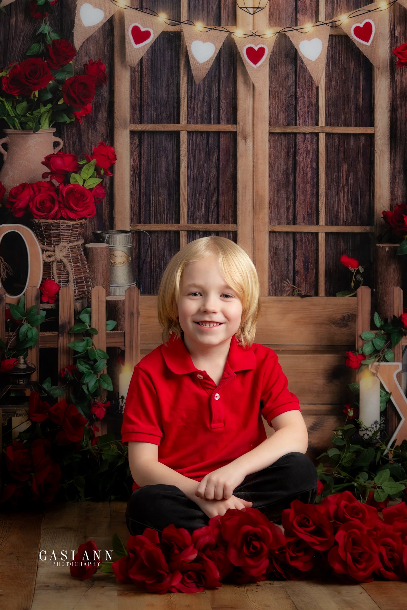 Kate Valentinstag Hintergrund Rose Holz Braun von Emetselch - Kate Backdrop.de