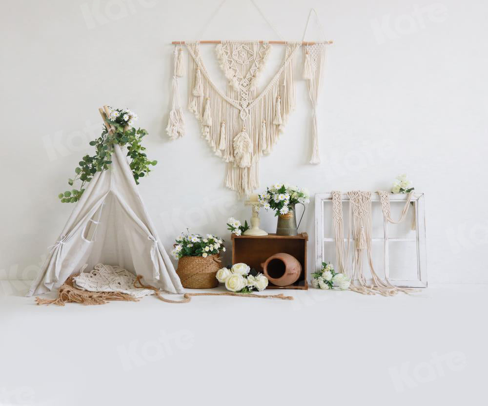 Kate Boho-Zelt Hintergrund Einfachheit für Fotografie - Kate Backdrop.de