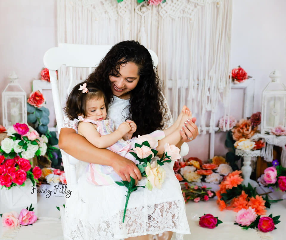 Kate Frühling Boho Hintergrund Blumen von Emetselch - Kate Backdrop.de