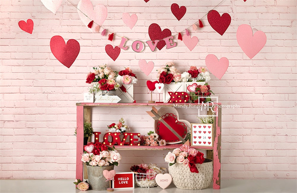 Kate Valentinstag Liebe Hintergrundbild Herz von Mandy Ringe Photography - Kate Backdrop.de