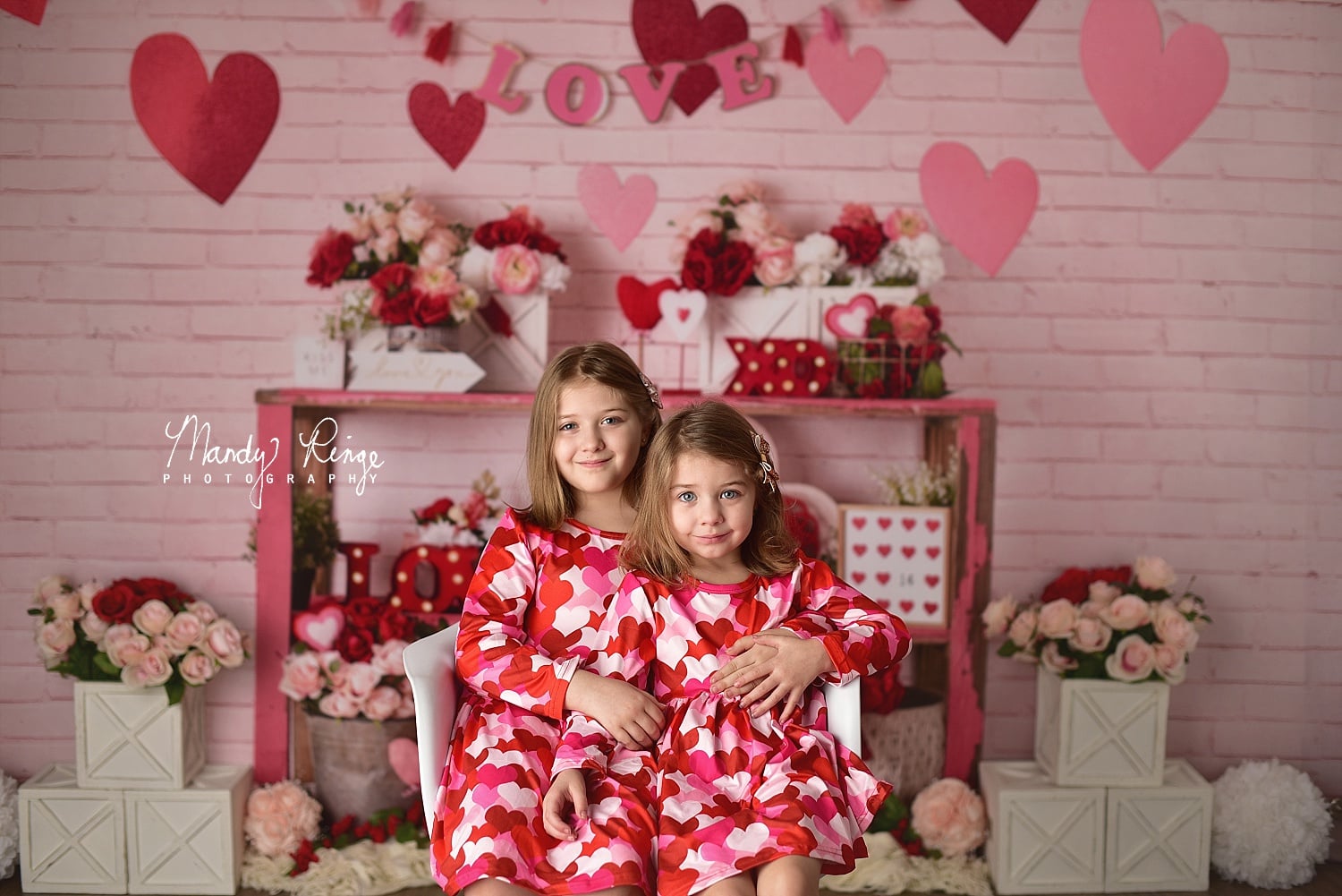 Kate Valentinstag Liebe Hintergrundbild Herz von Mandy Ringe Photography - Kate Backdrop.de