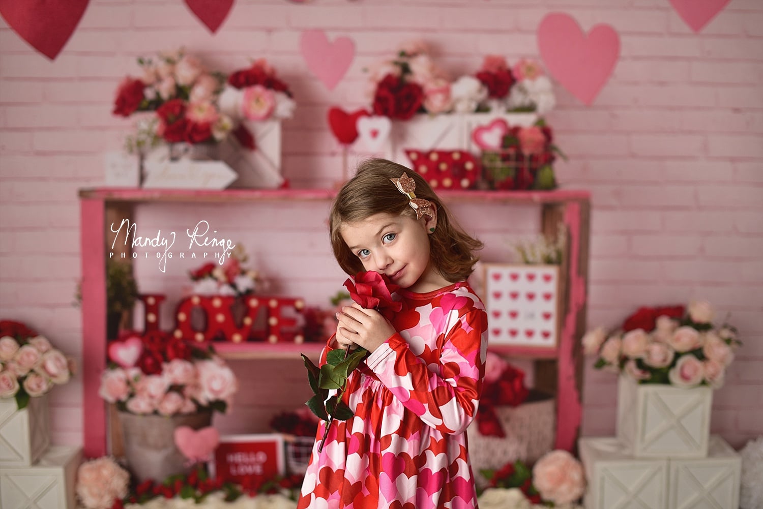 Kate Valentinstag Liebe Hintergrundbild Herz von Mandy Ringe Photography - Kate Backdrop.de
