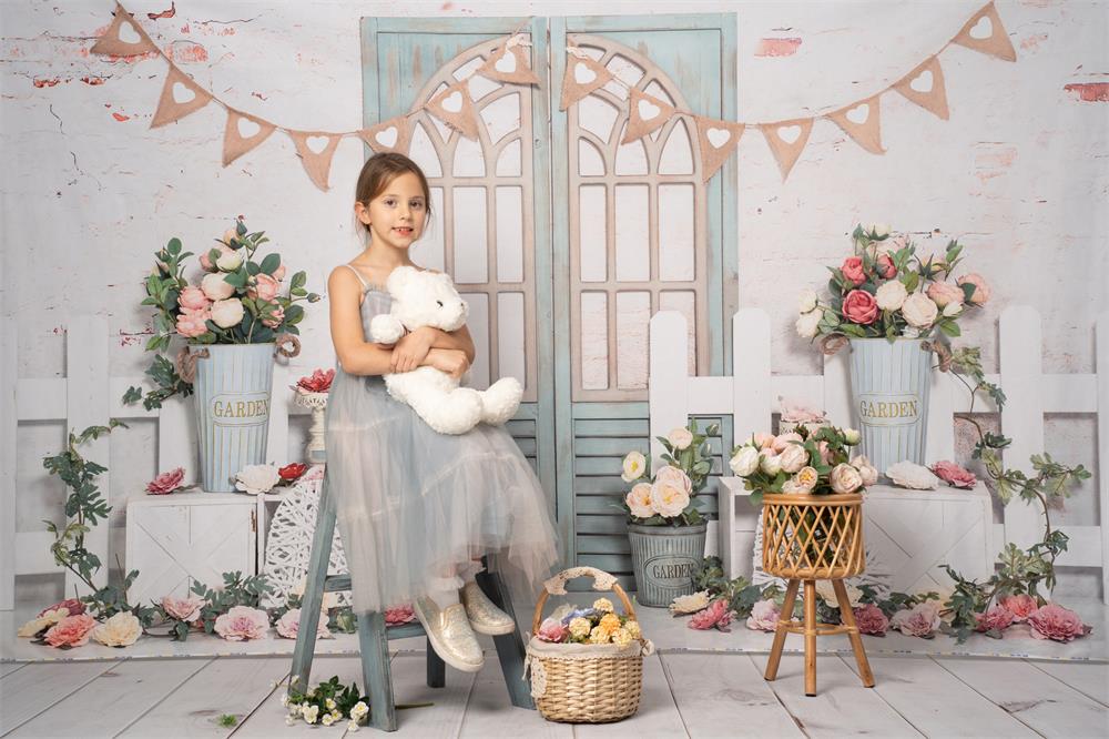 Kate Frühling/Ostern Kulisse Blumenhaus von Emetselch - Kate Backdrop.de