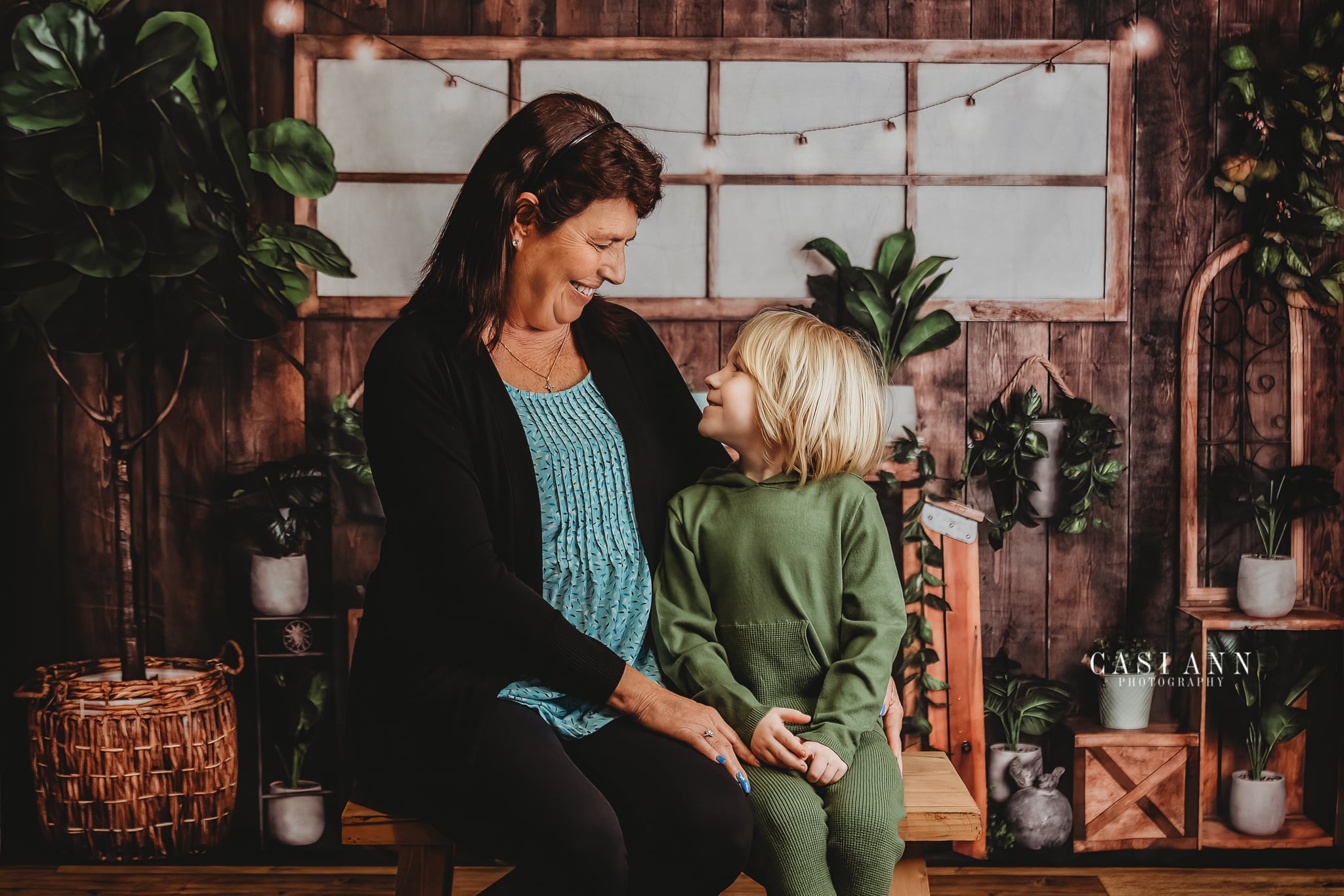 Kate Gewächshaus Boho Frühling Sommer Hintergrund von Rose Abbas - Kate Backdrop.de