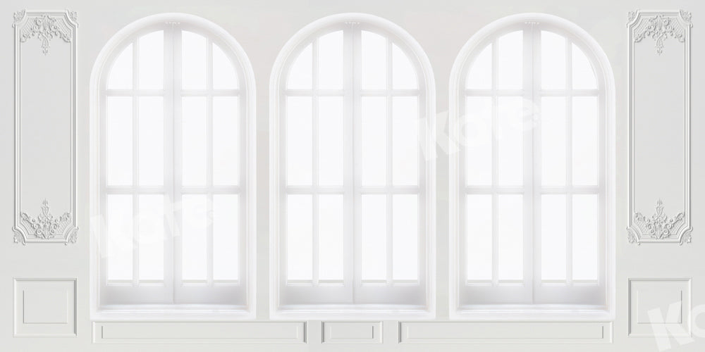 Kate Weißer heller Fenster-Hintergrund von Chain Photography - Kate Backdrop.de