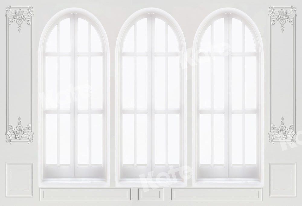 Kate Weißer heller Fenster-Hintergrund von Chain Photography - Kate Backdrop.de