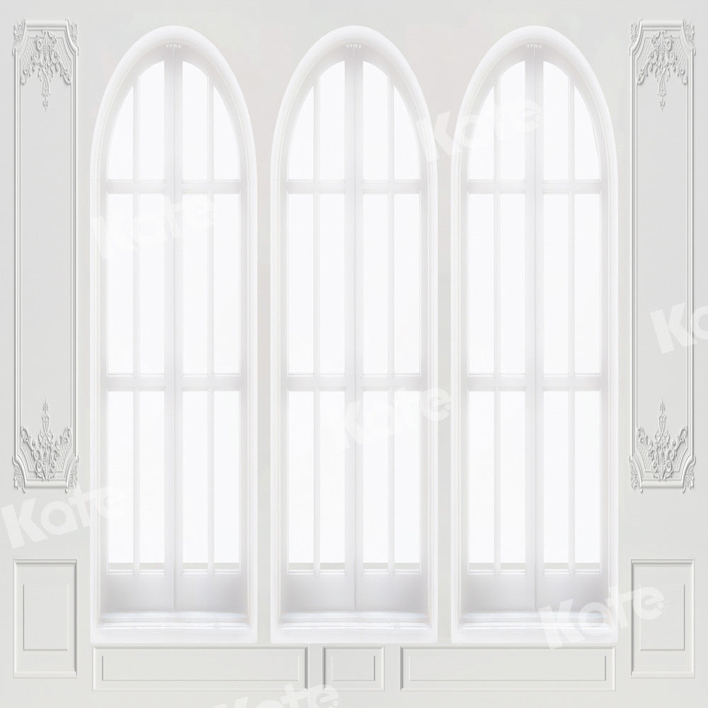 Kate Weißer heller Fenster-Hintergrund von Chain Photography - Kate Backdrop.de