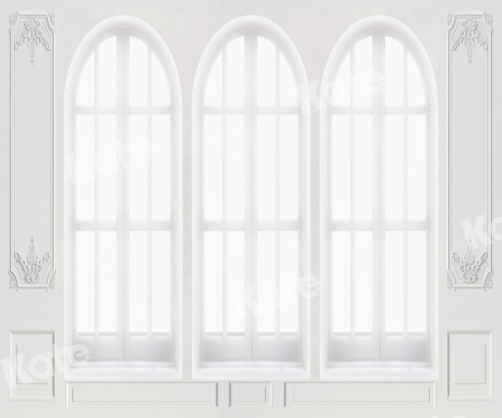 Kate Weißer heller Fenster-Hintergrund von Chain Photography - Kate Backdrop.de