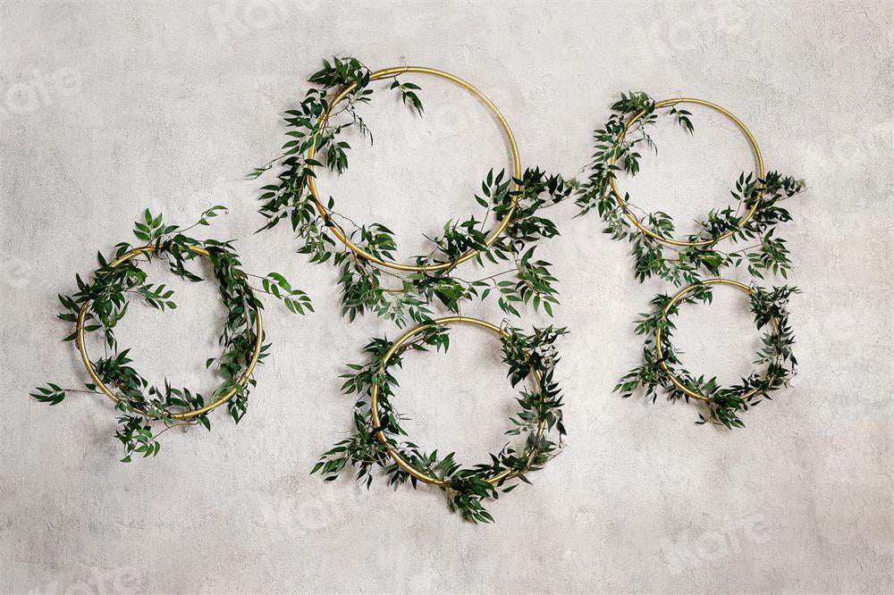 Kate Gemeinschaft Kranz Frühling Hintergrund für Fotografie - Kate Backdrop.de