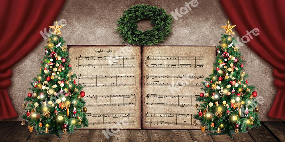 Kate Weihnachten Hintergrund Bäume Vorhang von Chain Photography - Kate Backdrop.de