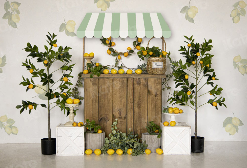 Kate Sommer Hintergrund Zitrone Baum Geschäft für Fotografie - Kate Backdrop.de