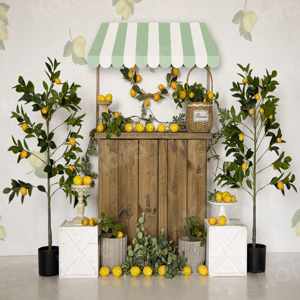 Kate Sommer Hintergrund Zitrone Baum Geschäft für Fotografie - Kate Backdrop.de