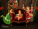 Kate Weihnachtshintergrund Nussknacker Store Tree von Uta Mueller Photography - Kate Backdrop.de