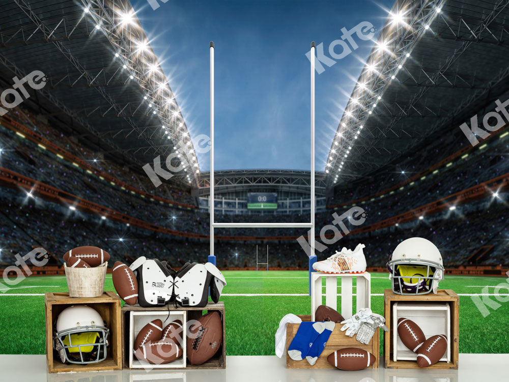 Kate Rugby Sport Junge Spielplatz Hintergrund von Emetselch - Kate Backdrop.de