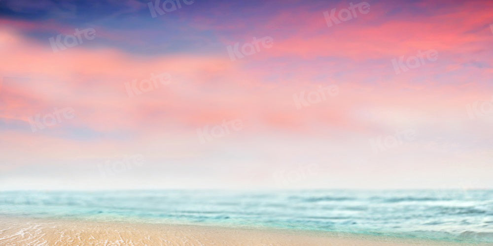 Kate Landschaft Hintergrund Sonnenuntergang Strand Wolke für Fotografie - Kate Backdrop.de