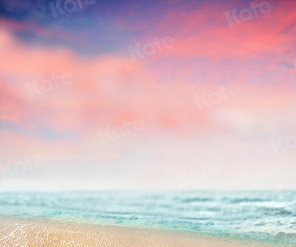 Kate Landschaft Hintergrund Sonnenuntergang Strand Wolke für Fotografie - Kate Backdrop.de