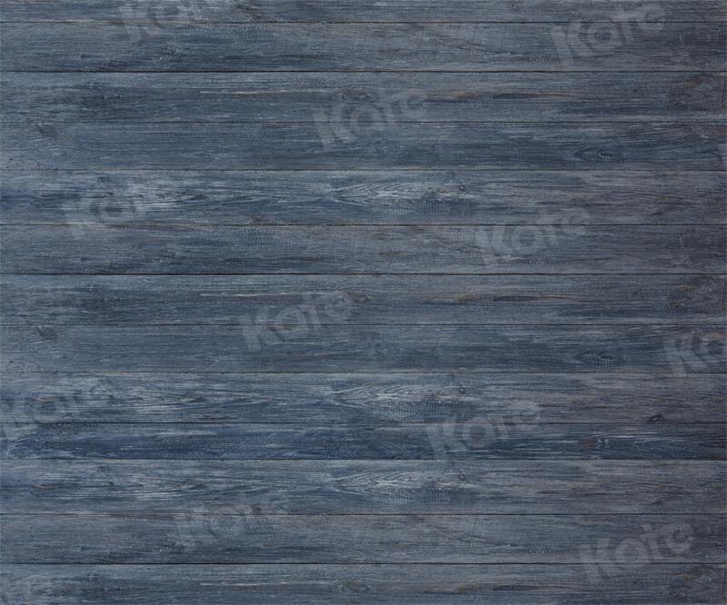Kate Vintage Holz Hintergrund Grau Blau für Fotografie - Kate Backdrop.de
