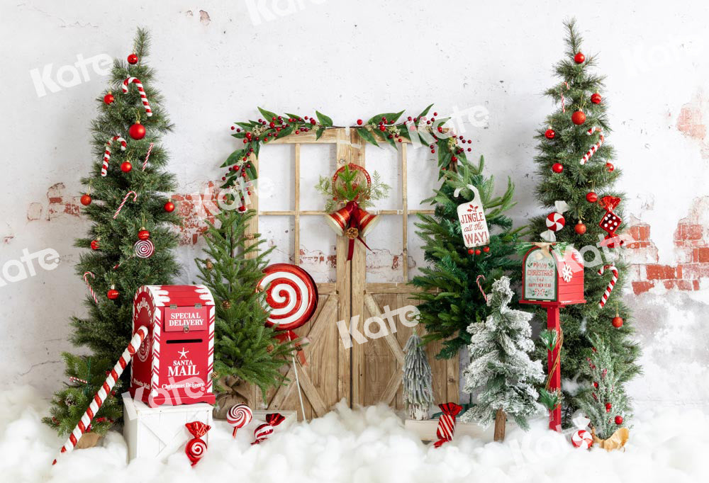 Kate Weihnachten Hintergrund Briefkasten Schnee von Emetselch - Kate Backdrop.de