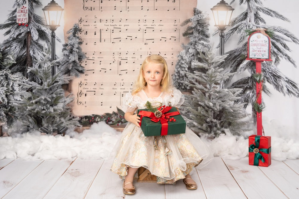 Kate Weihnachten Hintergrund Lied Schnee von Uta Mueller Photography