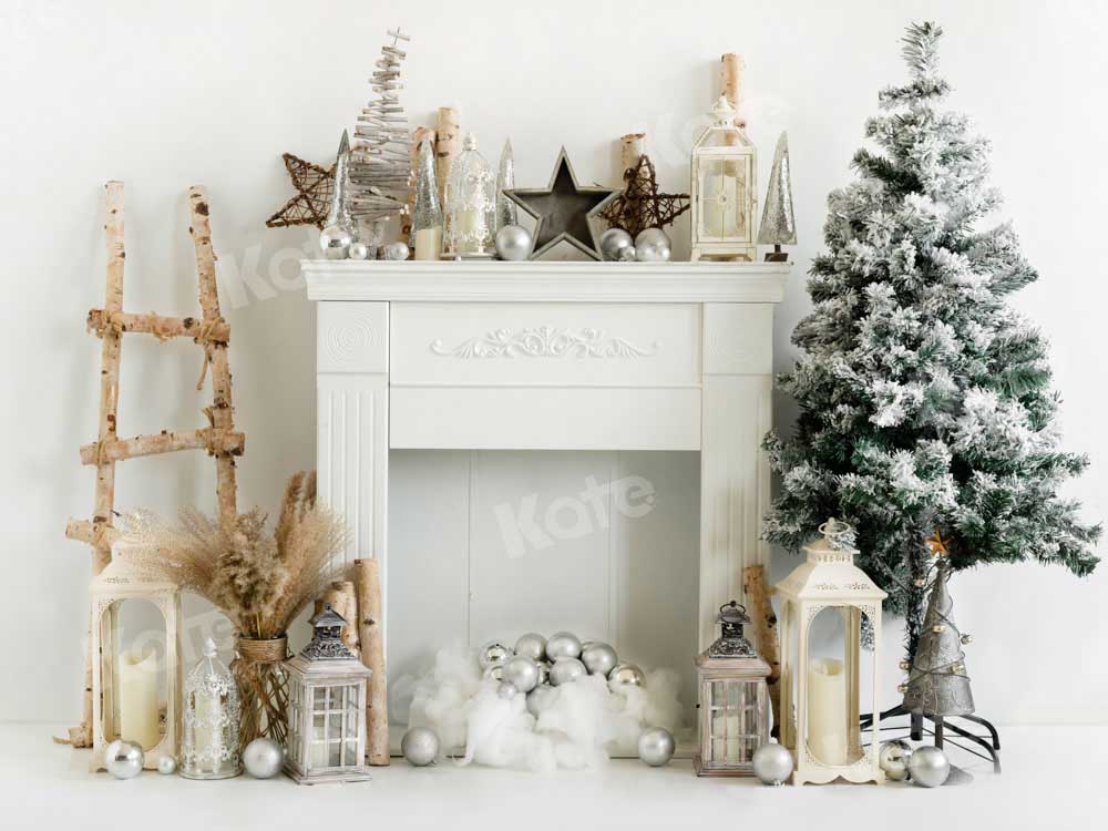 Kate Weihnachten Hintergrund Kamin Stern von Emetselch - Kate Backdrop.de