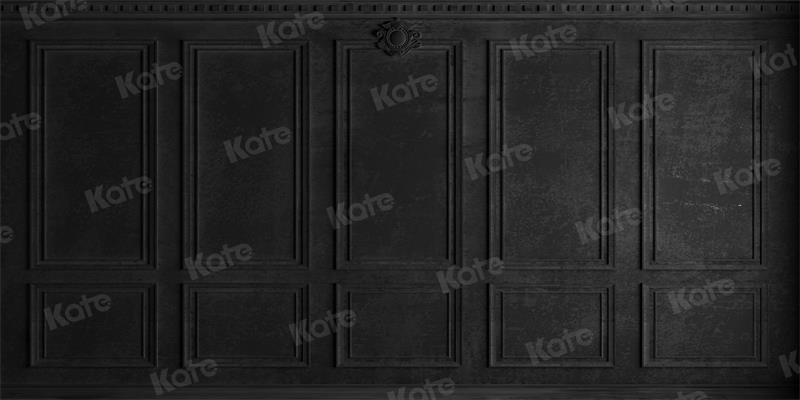 Kate Schwarz Vintage Wand Hochzeit Hintergrund für Fotografie - Kate Backdrop.de