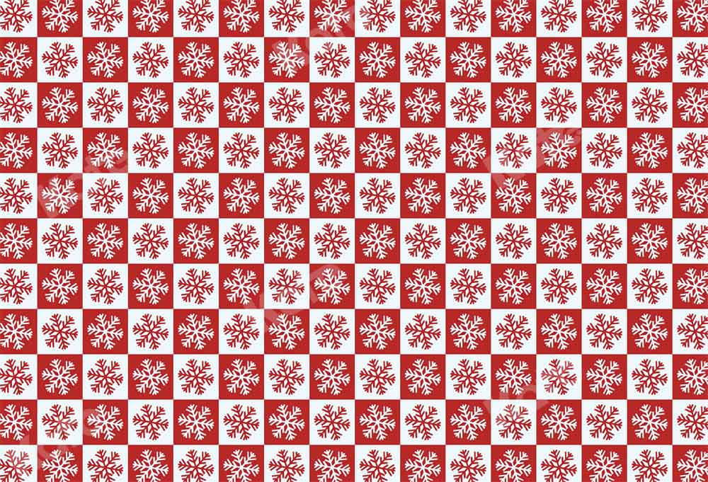 Kate Weihnachten Hintergrund Winter Schnee rot von Chain Photography - Kate Backdrop.de