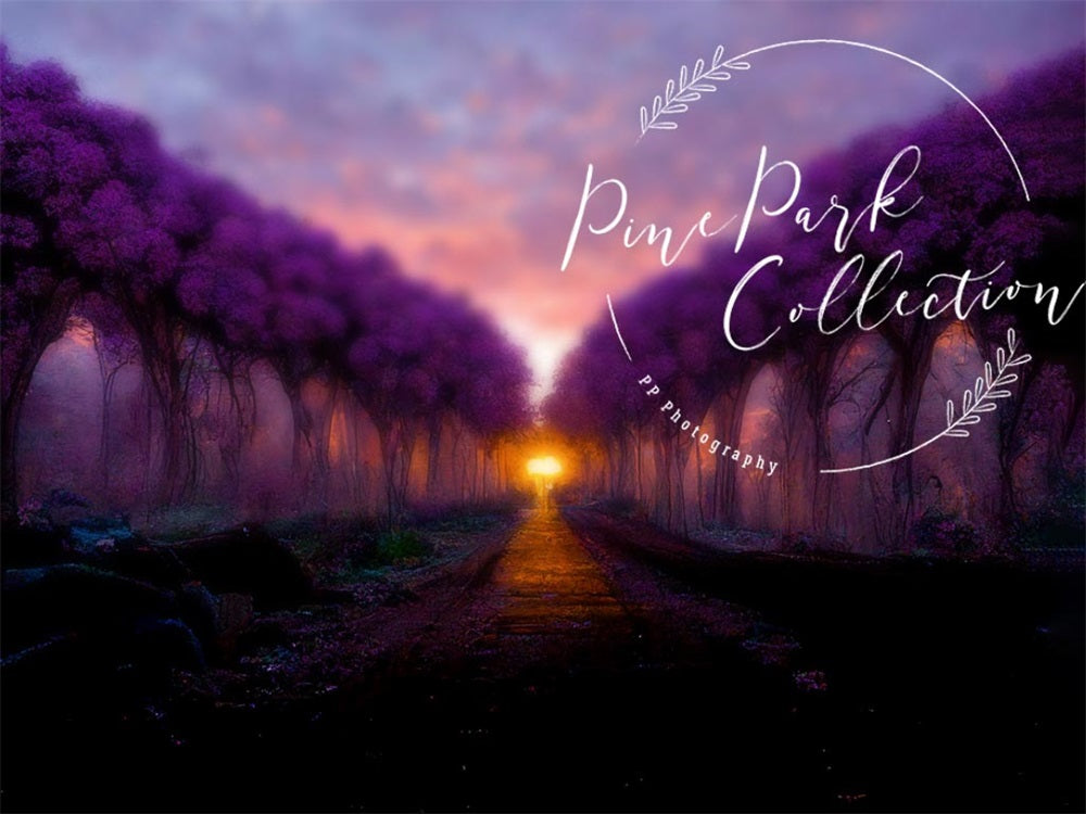 Kate Königlicher Obstgarten Landschaft Hochzeit Hintergrund von Pine Park Collection - Kate Backdrop.de