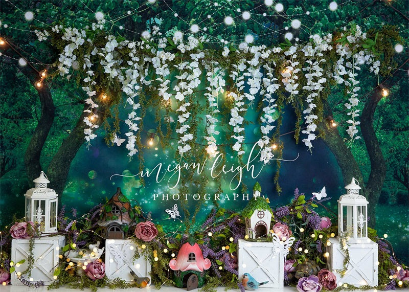 Kate Fee Garten Wald Hintergrund von Megan Leigh Photography