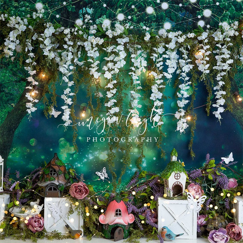 Kate Fee Garten Wald Hintergrund von Megan Leigh Photography