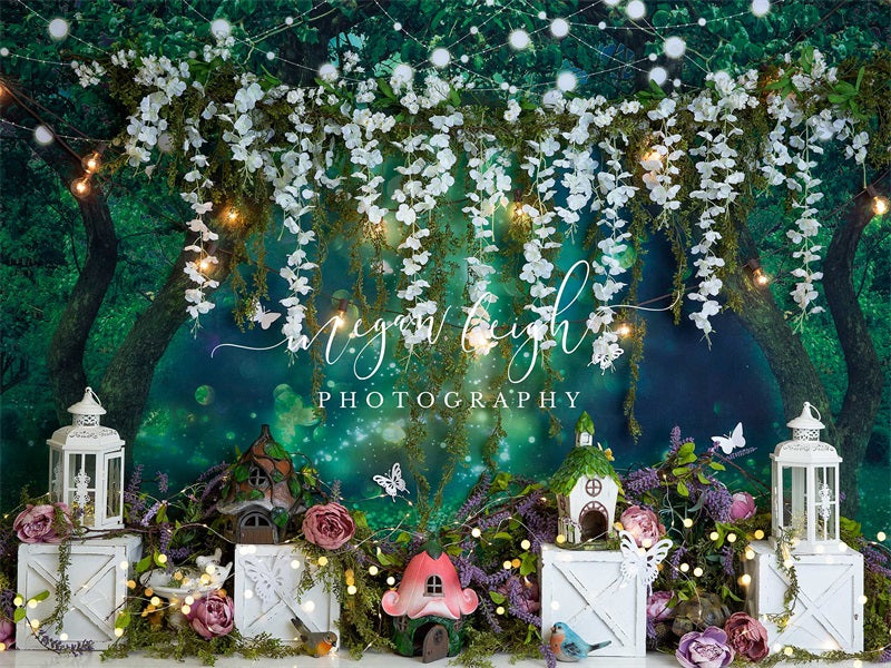 Kate Fee Garten Wald Hintergrund von Megan Leigh Photography