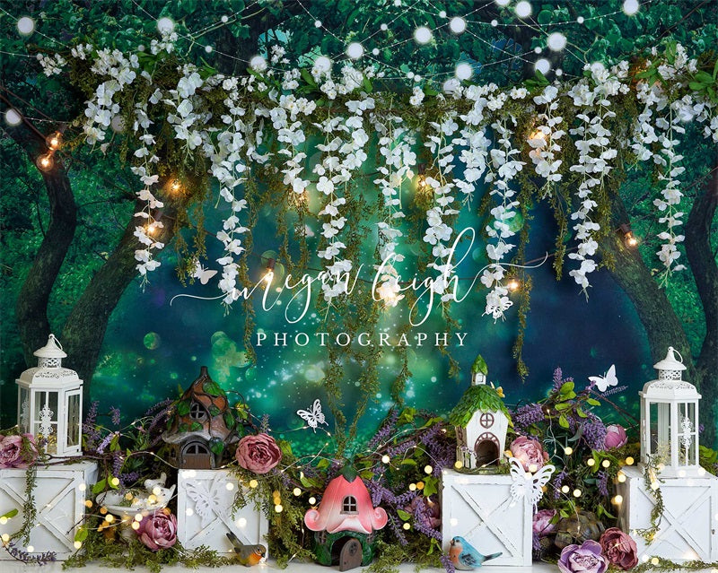 Kate Fee Garten Wald Hintergrund von Megan Leigh Photography