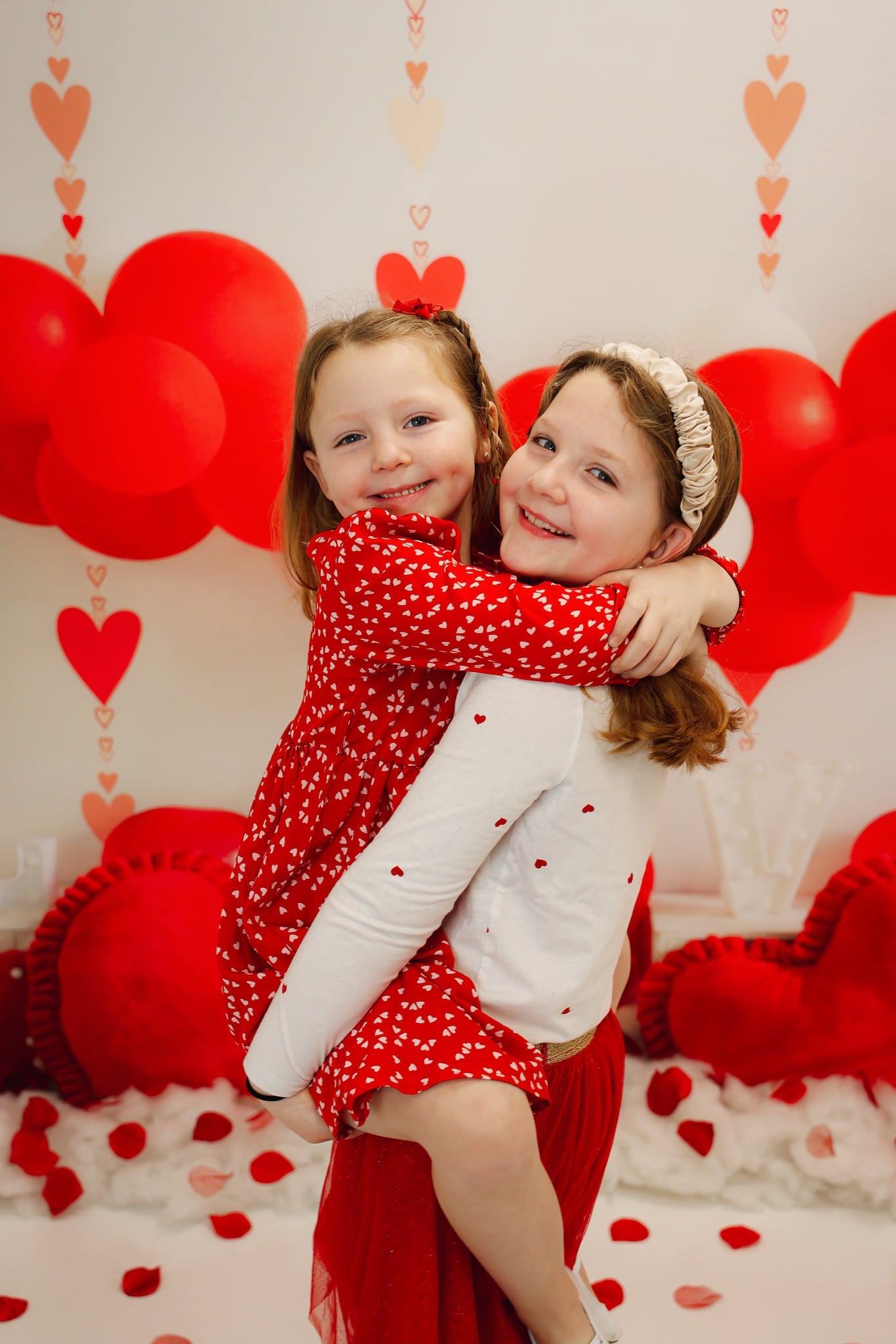 Kate Valentinstag Hintergrund Ballons Liebe Herz von Uta Mueller Photography - Kate Backdrop.de