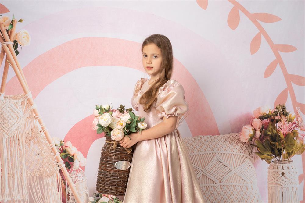 Kate Frühling Boho Regenbogen Zelt Cake Smash Kulisse für Fotografie - Kate Backdrop.de